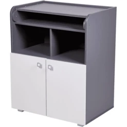 Polini Kids Commode Simple 1270 Grijs Wit -Winkel Voor Kinderproducten polini kids commode simple 1270 grijs wit a261003 2