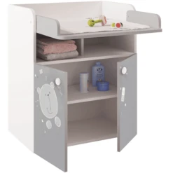 Polini Kinderen Veranderen Van Eenheid French Teddy 1270 Wit-grijs -Winkel Voor Kinderproducten polini kinderen veranderen van eenheid french teddy 1270 wit grijs a272407 2