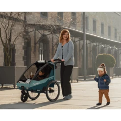 Qeridoo ® Sportrex2 Kinderfietskar Limited Edition Mineral Blue -Winkel Voor Kinderproducten qeridoo sportrex2 kinderfietskar limited edition mineral blue a337815 3