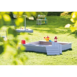 Roba Outdoor Zandbak Grijs 11 Roba Outdoor Zandbak Grijs -Winkel Voor Kinderproducten roba outdoor zandbak grijs a284399 4