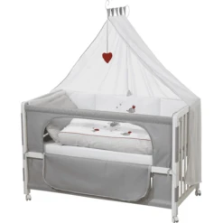 Roba Room Bed Co-sleeper Wit Adam & Uil