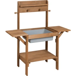 Roba Speelkeuken Outdoor Midi Bruin -Winkel Voor Kinderproducten roba speelkeuken outdoor midi bruin a284398 1