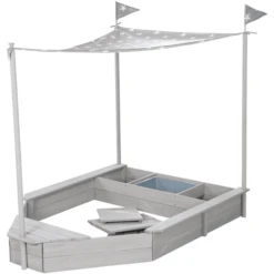 Roba Zandbak Schip Incl. Zonneluifel -Winkel Voor Kinderproducten roba zandbak schip incl zonneluifel a284395 2
