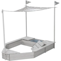 Roba Zandbak Schip Incl. Zonneluifel -Winkel Voor Kinderproducten roba zandbak schip incl zonneluifel a284395 3