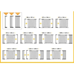 Safety 1st Verlengstuk Metaal 28 Cm Voor Deurhekje -Winkel Voor Kinderproducten safety 1st verlengstuk metaal 28 cm voor deurhekje a155530 3