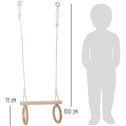 Small Foot ® Trapeze Met Houten Turnringen -Winkel Voor Kinderproducten small foot trapeze met houten turnringen a329321 3