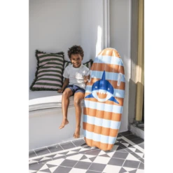 SWIM ESSENTIALS Swim Essential S Opblaasbare Surf Board Haai Gestreept -Winkel Voor Kinderproducten swim essential s opblaasbare surf board haai gestreept a384564 1