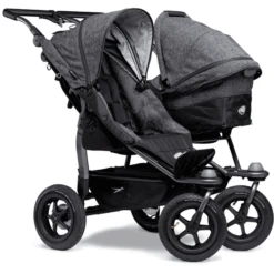 Tfk Duo Air Premium Broer-zus Kinderwagen Antraciet