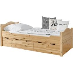 TiCAA Eenpersoonsbed Leni 90 X 200 Cm Grenen Naturel Met 5 Laden Aden 11 TiCAA Eenpersoonsbed Leni 90 X 200 Cm Grenen Naturel Met 5 Laden Aden -Winkel Voor Kinderproducten ticaa eenpersoonsbed leni 90 x 200 cm grenen naturel met 5 laden aden a327405 4