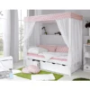 TiCAA Hemelbed Sterren Roze Var. 2 Met 5 Lades 1 TiCAA Hemelbed Sterren Roze Var. 2 Met 5 Lades -Winkel Voor Kinderproducten ticaa hemelbed sterren roze var 2 met 5 lades a227145