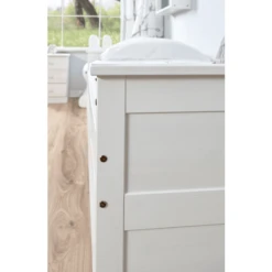 TiCAA Slaapbank Theodor 90 X 200 Cm Dennenhout Wit Met 2 Lades Aden -Winkel Voor Kinderproducten ticaa slaapbank theodor 90 x 200 cm dennenhout wit met 2 lades aden a303182 4