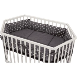 TiSsi® Boxbekleding Grijs Met Sterren -Winkel Voor Kinderproducten tissi boxbekleding grijs met sterren a252125 4