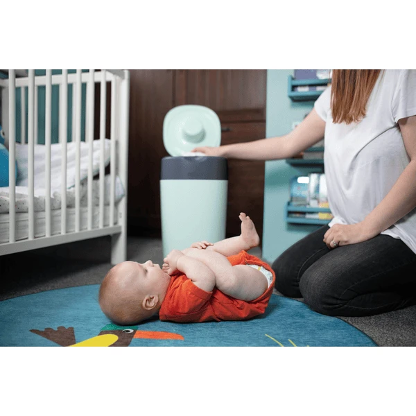 Tommee Tippee Twist & Click Advanced Luieremmer, Incl. 7 Cassettes Met Duurzaam, Antibacterieel Green Folie In Groen 4 Tommee Tippee Twist & Click Advanced Luieremmer, Incl. 7 Cassettes Met Duurzaam, Antibacterieel Green Folie In Groen - Afbeelding 2