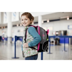 Trunki BoostApak Zwart Met Roze -Winkel Voor Kinderproducten trunki boostapak zwart met roze a270091 2