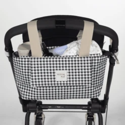 Walking Mum Organiser I Love Vichy Zwart -Winkel Voor Kinderproducten walking mum organiser i love vichy zwart a394764 2