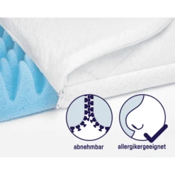 ZÖLLNER Wiegmatras Dr. Lübbe Air Plus 70x37cm Ovaal -Winkel Voor Kinderproducten zoellner wiegmatras dr luebbe air plus 70x37cm ovaal a039358 4